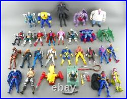 Vintage 1990s Toy Biz Marvel Uncanny X-Men Gambit Spider-Man Villians Figure Lot