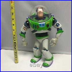 Vintage 1990s Toy Story Buzz Lightyear Ultimate Talking Action Figure 12 WORKS