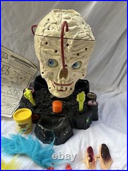 Vintage 1992 Hasbro Monster Face Head Maker Scary Skull Toy Set Alot of Parts