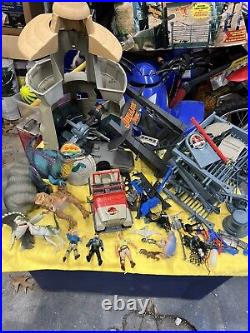 Vintage 1993 Jurassic Park Electronic Command Compound Lot, Accessories, Figure