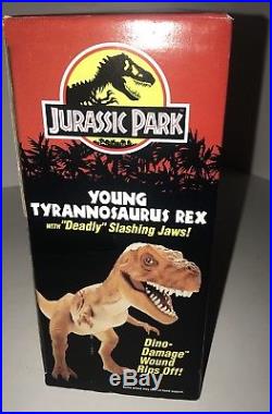 Vintage 1993 Jurassic Park Young T-Rex Dinosaur Figure Toy NIB MINT IN BOX