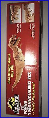 Vintage 1993 Jurassic Park Young T-Rex Dinosaur Figure Toy NIB MINT IN BOX