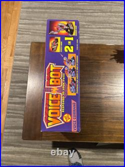 Vintage 1993 Toy Biz Voice Bot 2 in 1 Transforming Vehicle Robot Sealed In Box