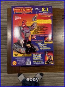 Vintage 1993 Toy Biz Voice Bot 2 in 1 Transforming Vehicle Robot Sealed In Box