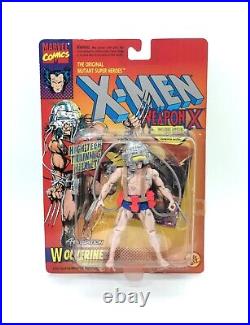 Vintage 1993 Toy Biz X-Men Weapon X Wolverine 4th Edition RARE Blue Shorts (a)