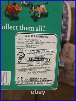 Vintage 1994 Mattel Disney Lion King Complete Action Figure Gift Set! NIB Sealed