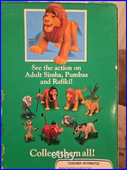 Vintage 1994 Mattel Disney Lion King Complete Action Figure Gift Set! NIB Sealed
