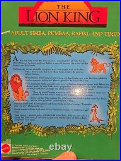 Vintage 1994 Mattel Disney Lion King Complete Action Figure Gift Set! NIB Sealed Vintage 1994 Mattel Disney Lion King Complete Action Figure Gift Set! NIB Sealed