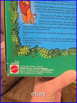 Vintage 1994 Mattel Disney Lion King Complete Action Figure Gift Set! NIB Sealed