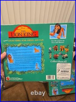 Vintage 1994 Mattel Disney Lion King Complete Action Figure Gift Set! NIB Sealed