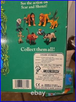Vintage 1994 Mattel Disney Lion King Complete Action Figure Gift Set! NIB Sealed