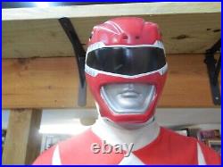 Vintage 1994 Mighty Morphin Red POWER RANGER Huge 36 Tall Toy Action Figure