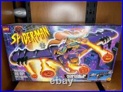 Vintage 1994 Spider-man Hobgoblin Wing Bomber Glider Toy Biz Marvel New Open Box