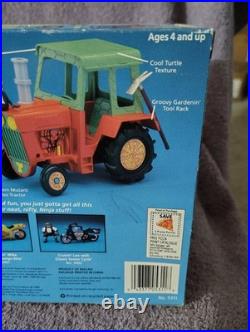 Vintage 1994 Teenage Mutant Ninja Turtles Farmer Donatello Tractor Playmates NIB