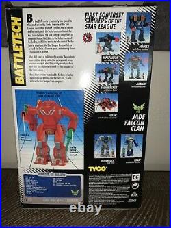 Vintage 1994 Tyco Thor BattleTech HTF Robot Red Mech Missiles Toy WORKS Complete