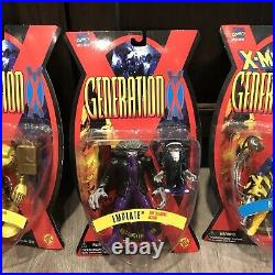 Vintage 1995 1996 Toy Biz X-men Generation X Complete Set Of 11 Factory Sealed