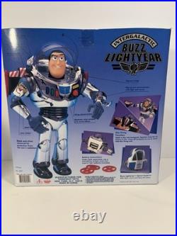 Vintage 1995 Toy Story 12 Chrome Intergalactic Buzz Lightyear SEALED MIB