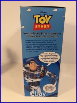 Vintage 1995 Toy Story 12 Chrome Intergalactic Buzz Lightyear SEALED MIB