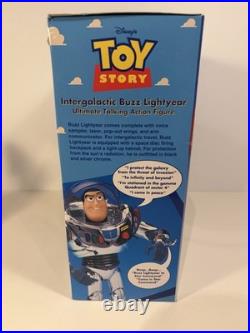 Vintage 1995 Toy Story 12 Chrome Intergalactic Buzz Lightyear SEALED MIB