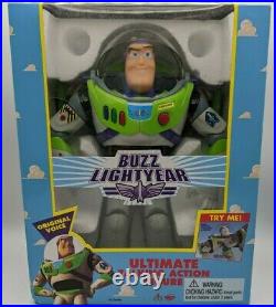 Vintage 1995 Toy Story Buzz Lightyear Ultimate Talking Action Figure Sealed NIB