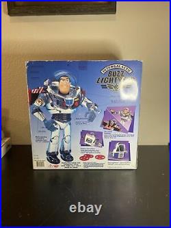Vintage 1995 Toy Story Intergalactic Chrome Buzz Lightyear Disney Pixar NIB