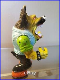 Vintage 1996 Muscle Mutts Street Wise Designs Sugar Tooth Figure Toy Dog RARE