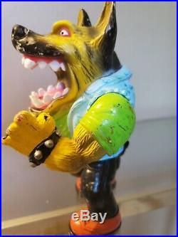 Vintage 1996 Muscle Mutts Street Wise Designs Sugar Tooth Figure Toy Dog RARE