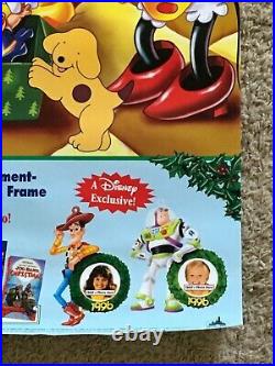 Vintage 1996 Toy Story Mickey Miuse and Alvin and the Chipmunks In-Store Poster