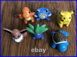 Vintage 1997 Tomy Nintendo Pokemon Polly Pocket Play toy Lot Of 3 With Figures