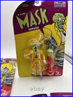 Vintage 1997 Toy Island The Mask Jim Carey Animated Series Figures LOT of 6 NEW