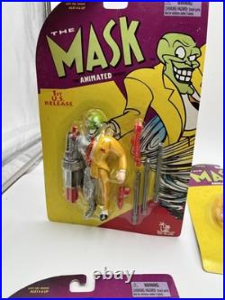 Vintage 1997 Toy Island The Mask Jim Carey Animated Series Figures LOT of 6 NEW