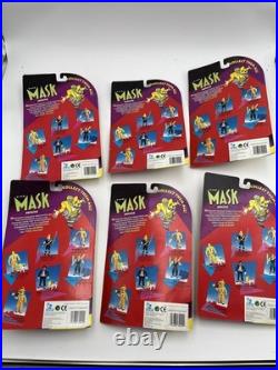 Vintage 1997 Toy Island The Mask Jim Carey Animated Series Figures LOT of 6 NEW