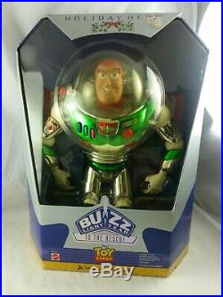 Vintage 1998 Disney Mattel Toy Story Talk BUZZ LIGHTYEAR to Rescue Figure, NEW