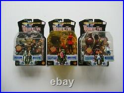 Vintage 1998 Toy Biz Capcom Resident Evil 2 Video Game 6 Figure Lot Hunk Sealed