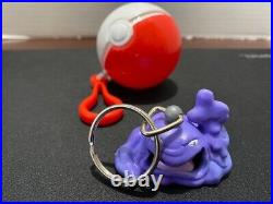 Vintage 1999 Burger King Kids Meal Pokémon Toy Key Chain Lot Of 8 & Poké Balls
