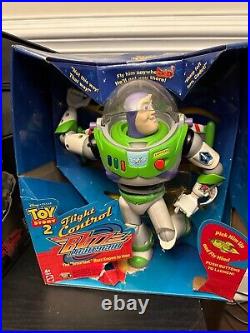 Vintage 1999 Mattel Toy Story 2 Flight Control Buzz Lightyear Figure New New