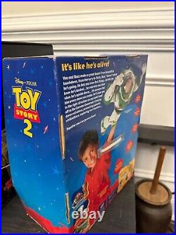 Vintage 1999 Mattel Toy Story 2 Flight Control Buzz Lightyear Figure New New