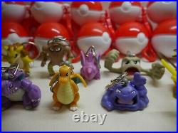 Vintage 1999 Pokemon Burger King Figures Toy / Pokeball Keychain Toy Set of 10