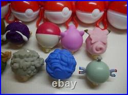 Vintage 1999 Pokemon Burger King Figures Toy / Pokeball Spinner Toy Set of 10