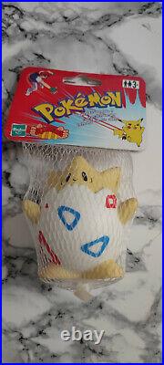 Vintage 1999 Pokemon Togepi Squeezies Stress Toy Nintendo NOS Game Freak