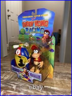Vintage 1999 Toy Biz Nintendo 64 Mario Diddy Kong Figure Sealed