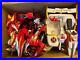 Vintage 20 Piece Power Rangers Toy Collection Figures / Vehicles