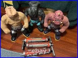 Vintage 2002 Electronic Morphman Stretch Screamers by Toy Quest Complete Set