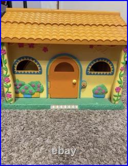 Vintage 2003 Dora the Explorer Toy Lot Dollhouse, Figures, Vehicles, And More