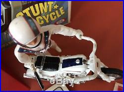 Vintage 2nd Ed. Evel Knievel 1973 Action Figure Stunt Cycle Launcher Set withbox