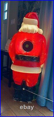 Vintage 48 EMPIRE LIGHT UP BLOW MOLD OUTDOOR SANTA CHRISTMAS-WORKS-Outdoor Toy