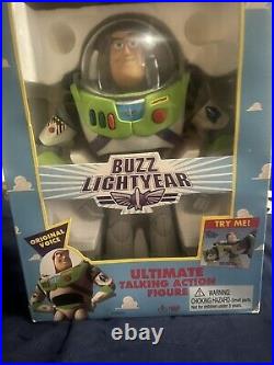 Vintage #62809 Ultimate Talking Buzz Lightyear Action Figure New In Box