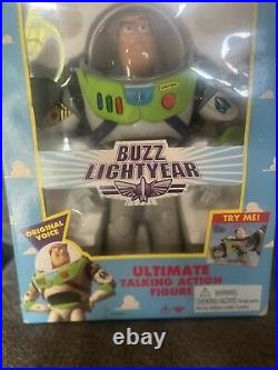 Vintage #62809 Ultimate Talking Buzz Lightyear Action Figure New In Box