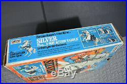 Vintage 70's Lone Ranger's Horse SILVER Action Figure NEW in Box Gabriel 27625
