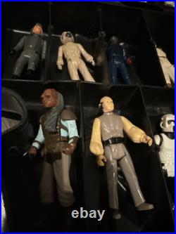Vintage 70s 80s Kenner Star Wars Figure Lot Of 32 Darth Vader Case